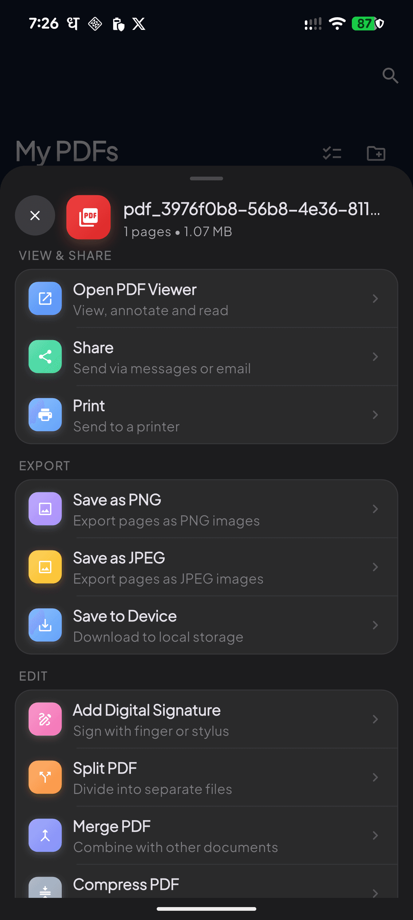 Merge, compress, lock, watermark, sign, split, sync to Drive — every PDF tool you need.